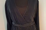 Zara Velvet Wrap Jacket