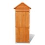 Garden Storage Cabinet Brown 79x49x190 cm Image 4