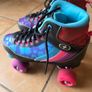 No Fear Quad Roller Skates EU 37 UK 4 + Mongoose Helmet Image 6