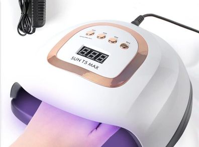 SUN T5 Max Manicure Pedicure Nail Lamp UV LED Gel Dryer Portable Machine