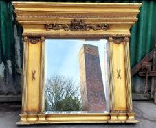 Gilt Overmantel Mirror KAS398