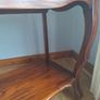 Antique Victorian Flame Mahogany Console Table / W Image 6