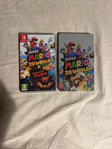 Steelbook Super Mario 3d world+bowsers fury for Nintendo switch