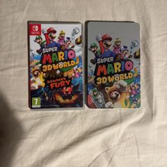 Steelbook Super Mario 3d world+bowsers fury for Nintendo switch