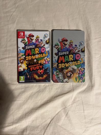 Steelbook Super Mario 3d world+bowsers fury for Nintendo switch
