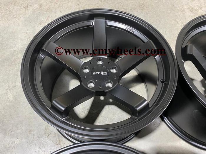 18" Inch Strom DS35 Drift Alloy Wheels 5x114.3 Nissan silvia skyline RX7 MX5 R32 R33 lexus IS200