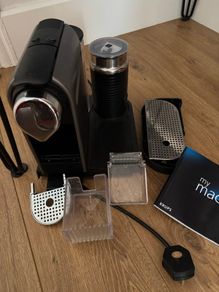 Krups Nespresso coffee machine with milk frother