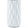 White Geometric Style Vase Image 7