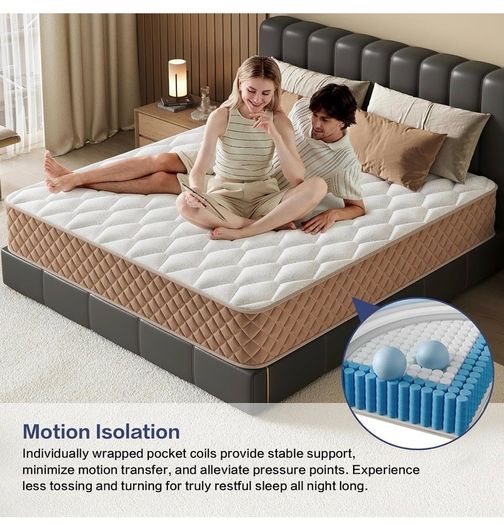 Single Mattress 3FT Memory Foam Mattress, 7-Zone Pocket Sprung Single Bed Mattress
