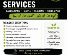 Front & Rear Garden Services  Gravel, Slabbing & Ground Prep Free Quotes