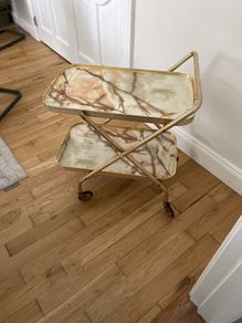 Vintage drinks trolly