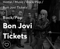 Bon Jovi Tickets