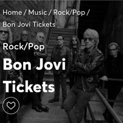 Bon Jovi Tickets