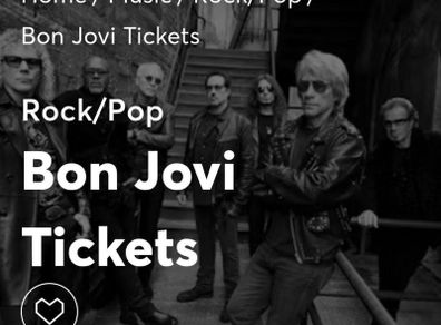 Bon Jovi Tickets