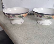SET OF 2 Mikasa Snack Bowl, Dip Or Sherbet Garden Harvest