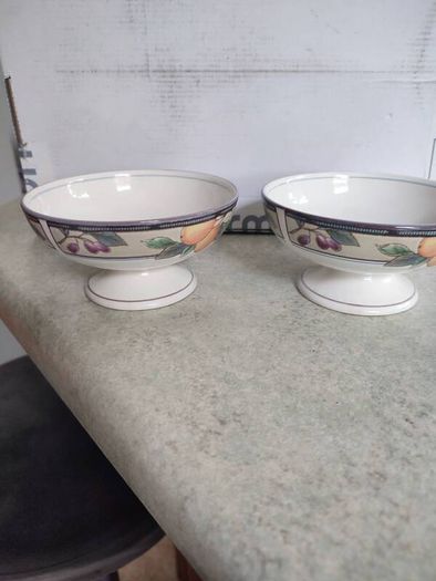 SET OF 2 Mikasa Snack Bowl, Dip Or Sherbet Garden Harvest
