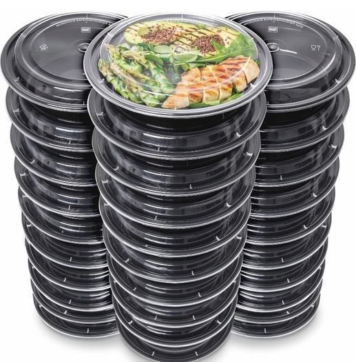 NEW [30 Pack] Meal Prep Containers Reusable with Airtight Lids - Stackable Microwavable Dishwasher Safe Freezer Food Containers - Food Prep