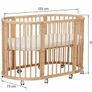 Baby cot - wood Image 6