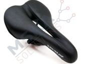 Dunlop Saddle MTB/Racing Bike Unisex Black 27x17cm with a comfort zone cut out