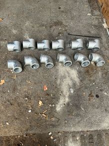 KEE KLAMP . Rail and fittings . Heavy gauge . Galvanized