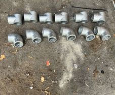KEE KLAMP . Rail and fittings . Heavy gauge . Galvanized