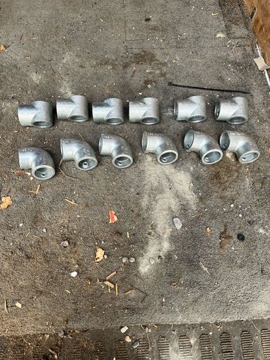 KEE KLAMP . Rail and fittings . Heavy gauge . Galvanized