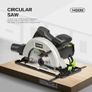 1400W Circular Saws, Max 6000 RPM Pure Copper Motor Electric Saws, Adjustable Cutting Depth and Angle: 62mm(90 )-48mm(45 ), Dust Collection System and 185mm Saw Blade Image 5