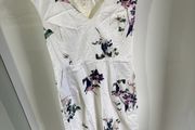 French Connection White Floral Dress