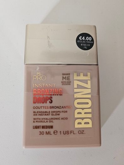 Instant bronzing drops New