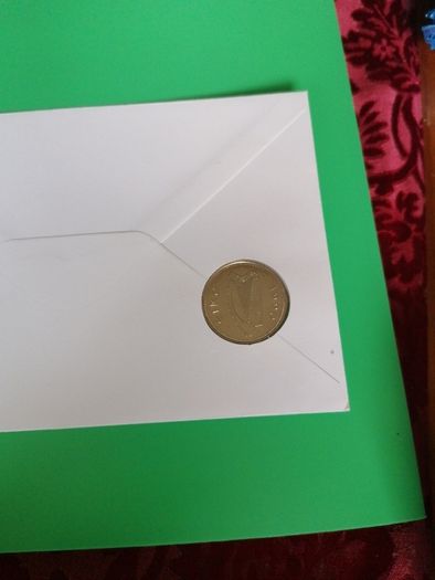 1990 Irish One Punt Coin And Stamp Cover