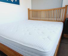 Super King Pine Bed Frame + Mattress