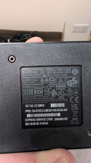 Dock Station Dell WD19TBS
