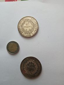 50 francs coins