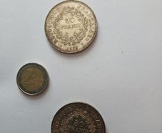 50 francs coins