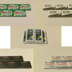 3 x 25 Double Edge Razor Blades (choice of brands)