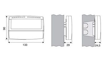 Sesam Systems Weekly Digital Chronothermostat Clock