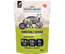 Country of Animals Lamb with Boar and Psyllium Husks wet food for adult dogs 500g