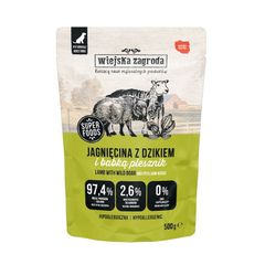 Country of Animals Lamb with Boar and Psyllium Husks wet food for adult dogs 500g