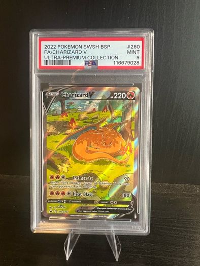 Charizard PSA Graded Pokemon Cards - Sequential Set