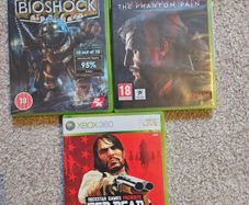 xbox 360 red dead bioshock metal gear solid phantom pain