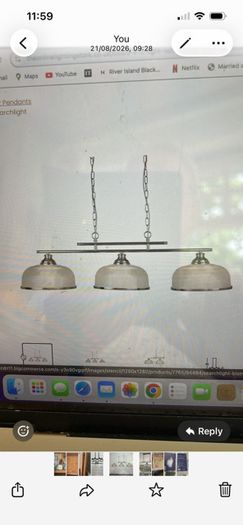 3  Light Bar Pendant Pendant