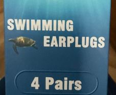 4 pairs unused swimming earplugs
