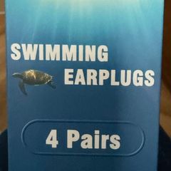 4 pairs unused swimming earplugs