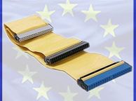 main image for ad New ATA IDE Hard Drive Cable 40 cm Tape 3 Connectors Ribbon #70