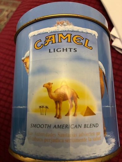 Very Rare Camel Lights Metal Box