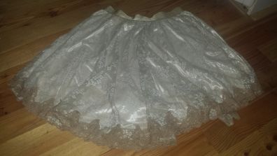 Vintage Cream Lace Skirt