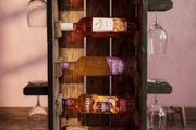 Rrustic wine cabinet/ reclaimed-timber