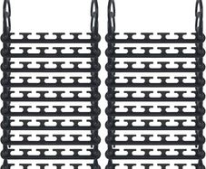 20pcs Clothes Hangers Space Saving, Wardrobe Hangers Organisers Non Slip Magic Hangers Closet 9.5" x 4"