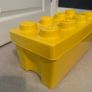 Lego yellow storage box Image 3