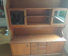 mid century style tall sideboard
